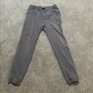 Gray jean style joggers for boys